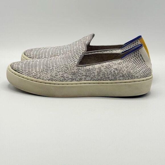 Rothy’s The Original Slip On Sneakers in Opal Python - Kids US 5 - Picture 1 of 11